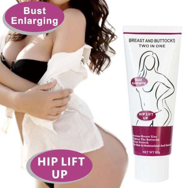 Xijis Breast and Buttocks Care – Tightening, Sculpting, Breast Plumping and Buttocks Plumping Cream, 2-in-1 Breast and Hip Lift