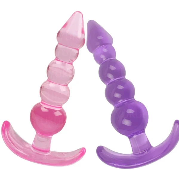 Soft Silicone Anal Plugs Anal Beads Dildo Butt Plug Prostate Massage Unisex Sexy Stopper Adult Sex Toy for Men Women Adult Games - Image 6