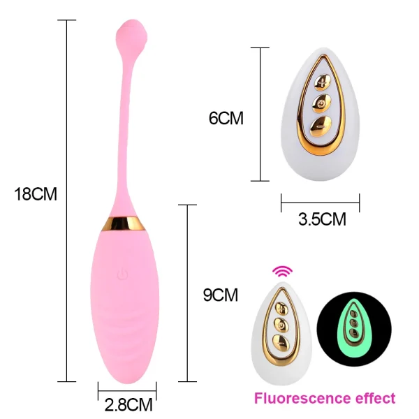 10 Speeds Vibrating Egg Vaginal Ball Wireless Remote Jump Eggs Sex Toys Vibrator For Women Anal G-Spot Clitoris Stimulation - Image 6