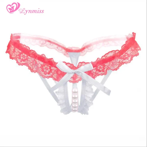 Lynmiss Women's Panties Underwear For Sexy Pearl Lingerie Women Lace Panties Erotic Underwear Briefs Sexy Apparel Erotic - Image 2