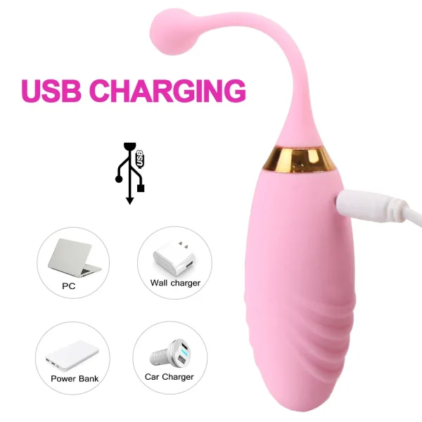 10 Speeds Vibrating Egg Vaginal Ball Wireless Remote Jump Eggs Sex Toys Vibrator For Women Anal G-Spot Clitoris Stimulation - Image 4