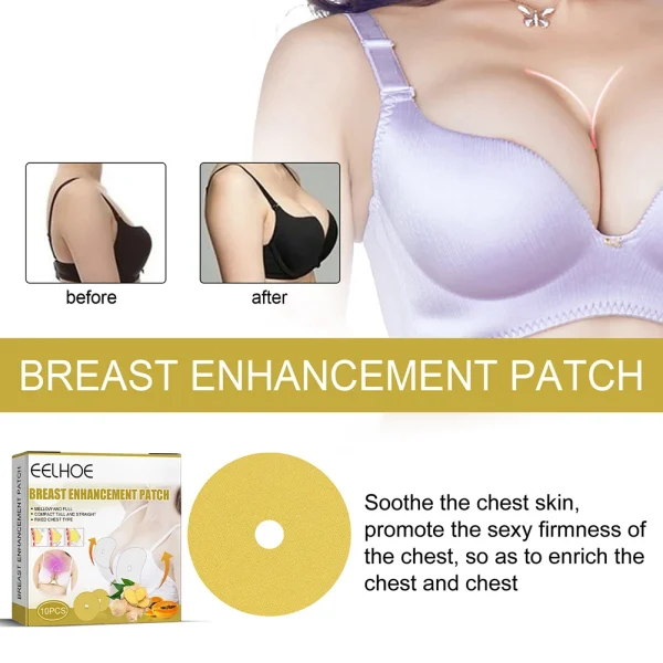 10pcs Breast Patches Care Plant Ingredients Breast Chest Enhancer Breast Lifting Firming Bust Enlargement Lifting Patch Sexy - Image 4