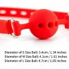 Soft Silicone Mouth Opening Gag Three Holes Breathable Slave Restraint Fixation Cosplay Punish BDSM Bondage Adults Sex Toys Game - Image 5