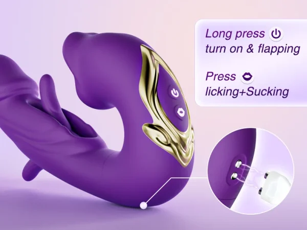 Wearable Dildo Vibrators For Women Tongue Licking Vagina Clitoris Stimulator Oral Suction Erotic Sex Toys for Woman Sex Machine - Image 5