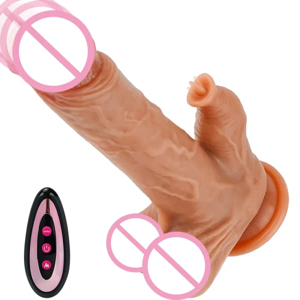 Realistic Dildo Large Realistic Penis Large Anal Dildo Vibrator Sex Toys For Women Ladies Heated Stretchy Sex Super Big Cock - Image 2