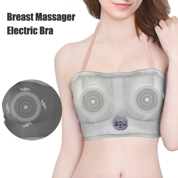 Xijis Electric Breast Massager – Smart Vibration Heating, Hot Compress Stimulator, Chest Shaping and Relaxing Breast Care Massage Bra - Image 4