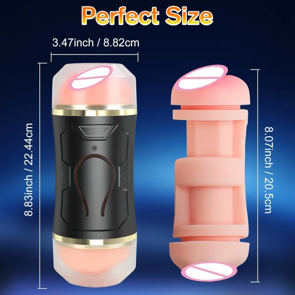 Automatic Male Masturbation Cup Open Ended Vibrating Penis Stimulation Electric Pocket Pussy Adult Sex Toys for Men Masturbator - Image 6