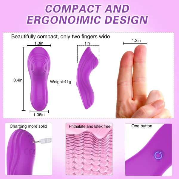 Wearable Vibrator for Women Clit Stimulator Wireless Bluetooth APP Control Magnetic Wear Vibrating Female Masturbator Sex Toys - Image 6