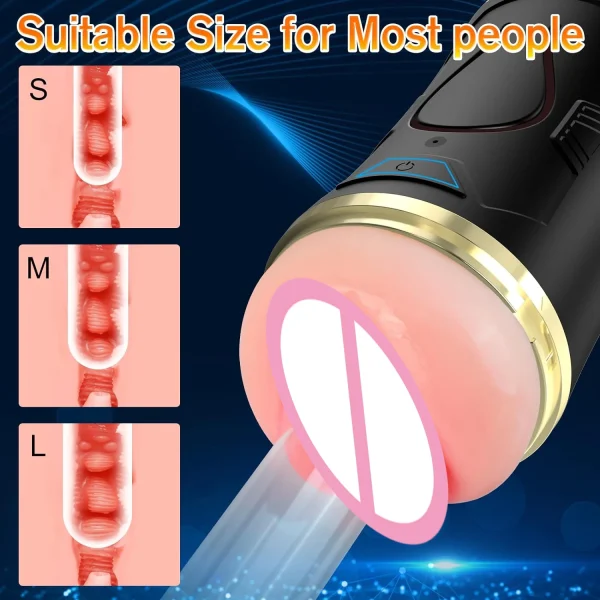 Automatic Male Masturbation Cup Open Ended Vibrating Penis Stimulation Electric Pocket Pussy Adult Sex Toys for Men Masturbator - Image 5