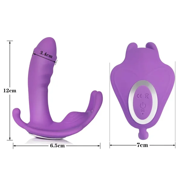 Women's Dildo Butterfly Vibrator Sex Toys for Women APP Remote Control Bluetooth Sexy Dildo Female Vibrators for Women - Image 2