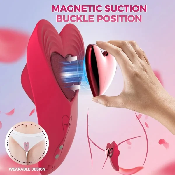 Wearable Panty Vibrator Strong Magnetic Clip App Remote Control Butterfly Clitoral Vibrating Adult Sex Toys - Image 2