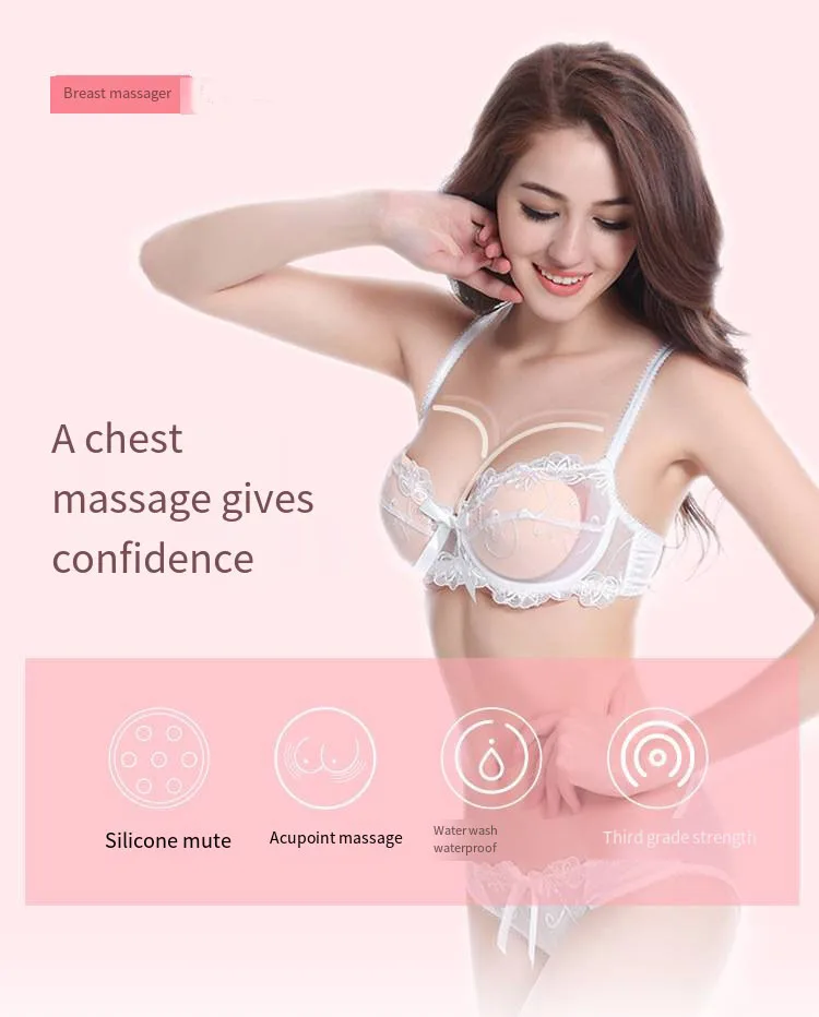 Xijis High-Quality Chest Enlargement Massager – Breast Massager Pad, Wireless Chest Massager, For Women