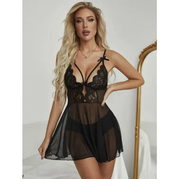 Sexy See-through Sexy Nightgown Hot Underwear Women Skirt Sex Shop Women's Outfit Wedding Dress Xxx Lingerie Evening Babydoll 18 - Image 6