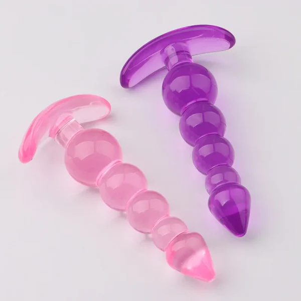 Soft Silicone Anal Plugs Anal Beads Dildo Butt Plug Prostate Massage Unisex Sexy Stopper Adult Sex Toy for Men Women Adult Games - Image 4