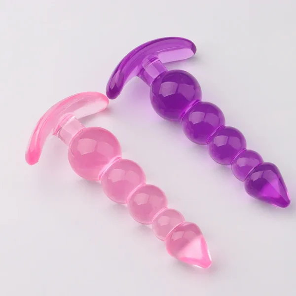 Soft Silicone Anal Plugs Anal Beads Dildo Butt Plug Prostate Massage Unisex Sexy Stopper Adult Sex Toy for Men Women Adult Games - Image 3