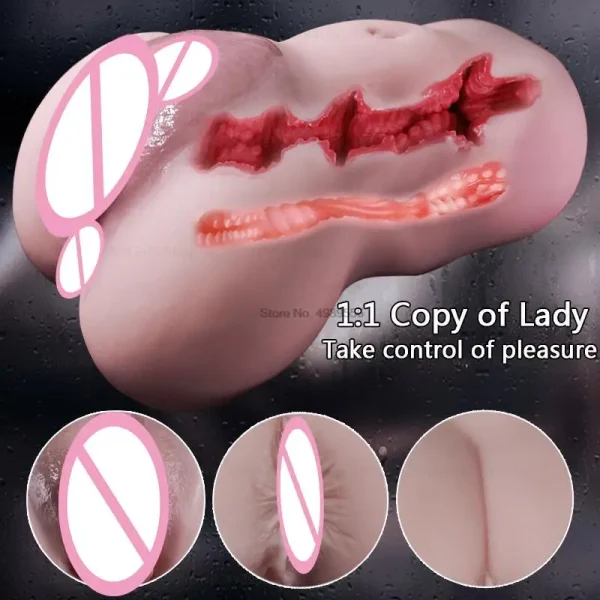 Vaginal for Men Pocket Pussy Vagina Artificial Vagina Realistic Vaginal Male Masturbators Erotic Adult Sex Toys for Men Eroticos - Image 3