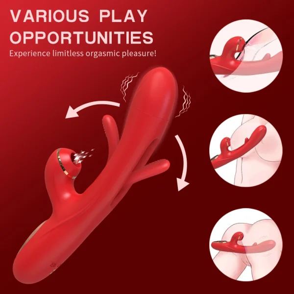 Tapping Flapping Vibrator for Women Clitoris Clit Sucker Stimulator Powerful Sex Toy Woman Female Rabbit Sucking Vibrators - Image 3