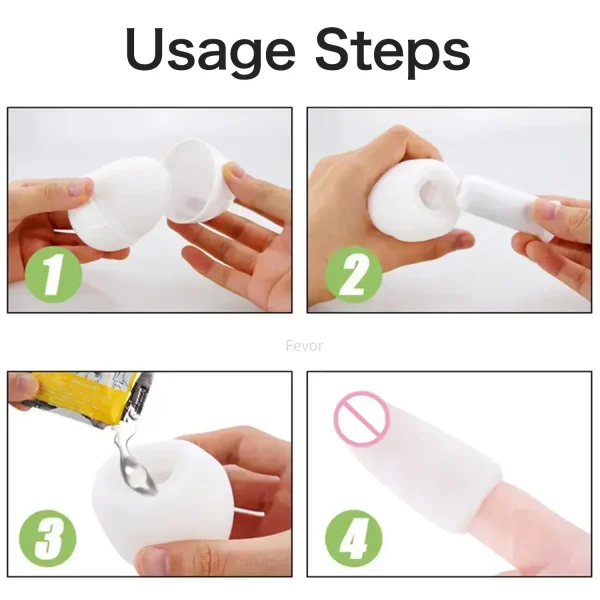 Male Pocket Pussy Masturbation Eggs Portable Stimulating Penis Massager Silicone Stretchable Masturbator Adult Sex Toys for Men - Image 4