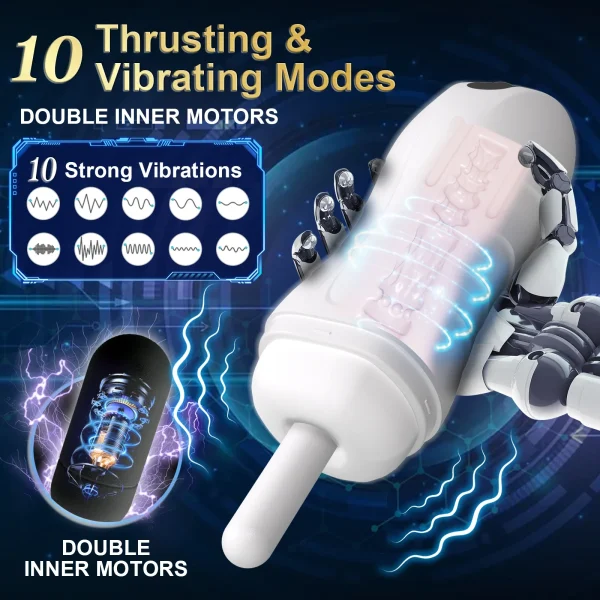 Automatic Male Masturbation Cup Sucking Vibration Penis Oral Machine Suction Blowjob Masturbator Real Vagina Vacuum Sex Toys - Image 2