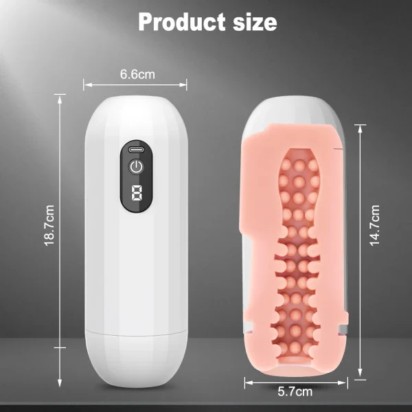 Automatic Sucking Male Masturbator Vibration Blowjob Machine Masturbation Cup Pocket Pussy Penis Pump SexToy Adult Goods for Men - Image 4