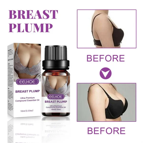 100% Natural Breast Enlargement Essential Oil Chest Lift Firm Enhancer Serum Buttock Plump Growth Massage Boobs Bigger Bust Care