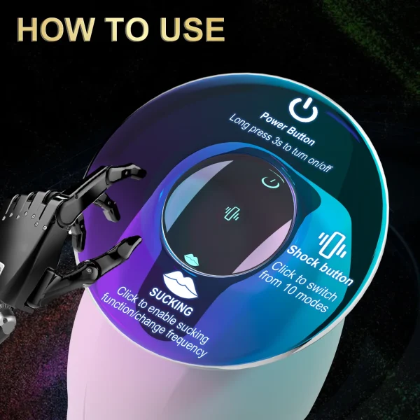 Automatic Male Masturbation Cup Sucking Vibration Penis Oral Machine Suction Blowjob Masturbator Real Vagina Vacuum Sex Toys - Image 4