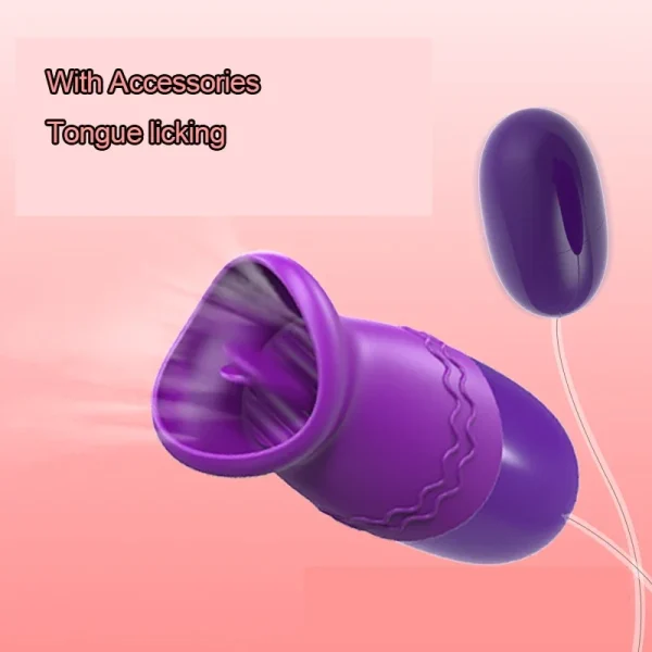 Tongue Oral Licking Bullet Vibrator USB Vibrating Egg G-spot Vagina Ball Massage Clitoris Stimulator Sex Toys for Women Sex Shop - Image 4