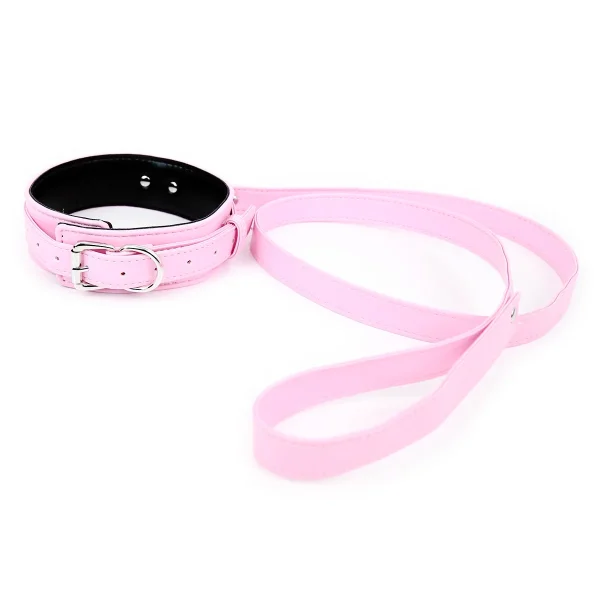 Puppy play fetish Bondage Restraint Neck Collars With Leash, Erotic Neck Collar Sex Toys For Bondage Adult Games For Couples - Image 2