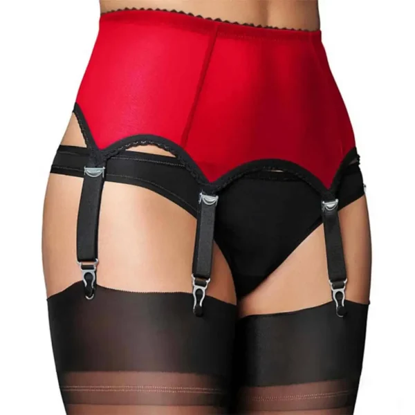 Women Garter Belt Perspective Adjustable Six Clips Garter Leg Harness Female Ladies Elastic Garters Women Accessory - Image 3