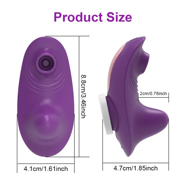 Wearable Panties Vibrator for Women Clitoris Sucker Remote Control Clit Stimulator Magnetic Anti-detachment Sex Toy for Women - Image 6