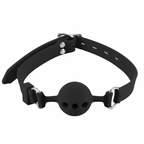 Soft Silicone Mouth Opening Gag Three Holes Breathable Slave Restraint Fixation Cosplay Punish BDSM Bondage Adults Sex Toys Game - Image 4